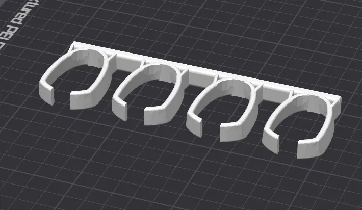 Giá Treo Tường Cho 4 Tay Cầm Nintendo Wii Nunchuck - Image 1