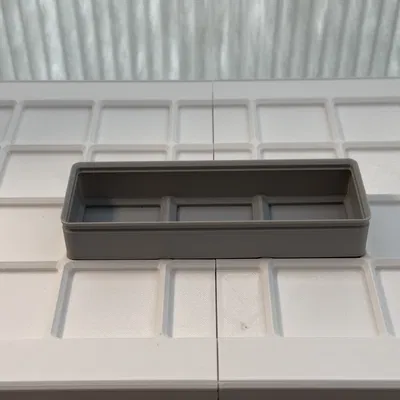 Tấm top Deskware nhúng Gridfinity 4x9 bắc ngang hai tấm