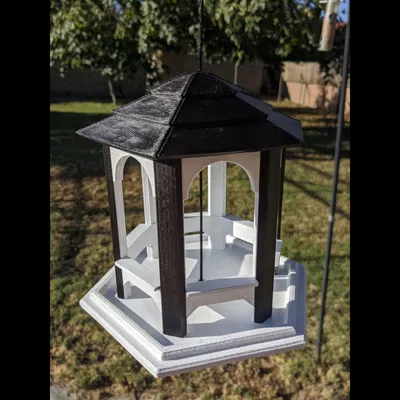 Gazebo Bird Feeder – Máng cho chim kiểu chòi gazebo