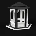 Gazebo Bird Feeder – Máng cho chim kiểu chòi gazebo - Thumbnail 2