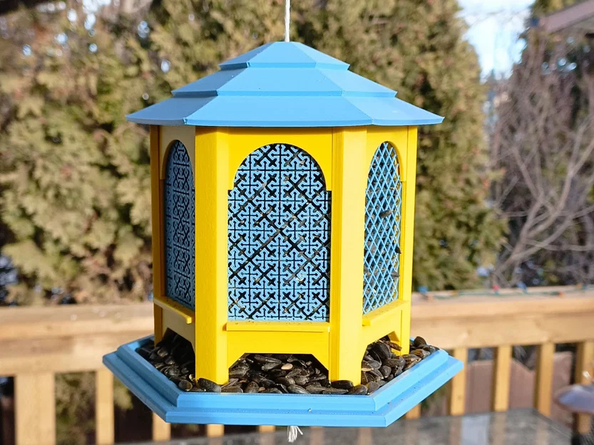 Máng ăn chim dạng Gazebo (Gazebo Bird Feeder) - Image 1