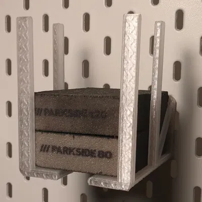 Giá giữ Sanding Sponge cho Skadis (Gia cố)