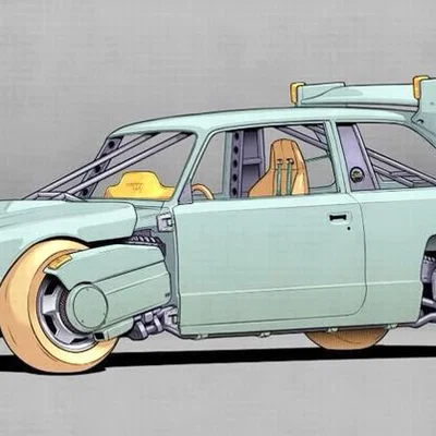 Xe độ (Modified car) – Mẫu 3D body kit thể thao
