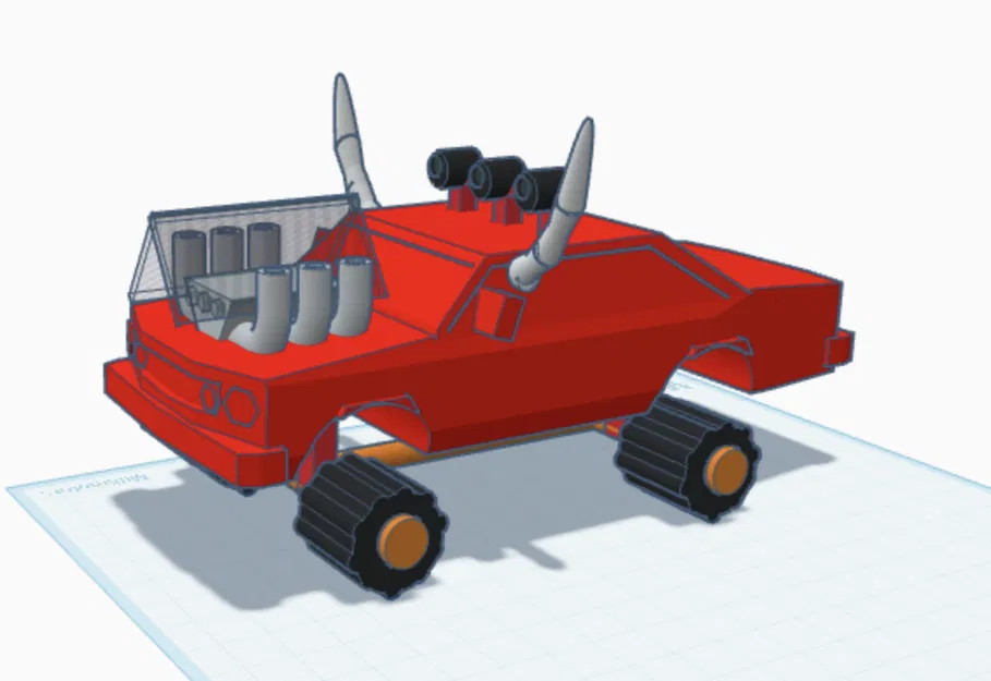 Monster Truck dẫn động 4 bánh (bánh xe hoạt động) - Image 2