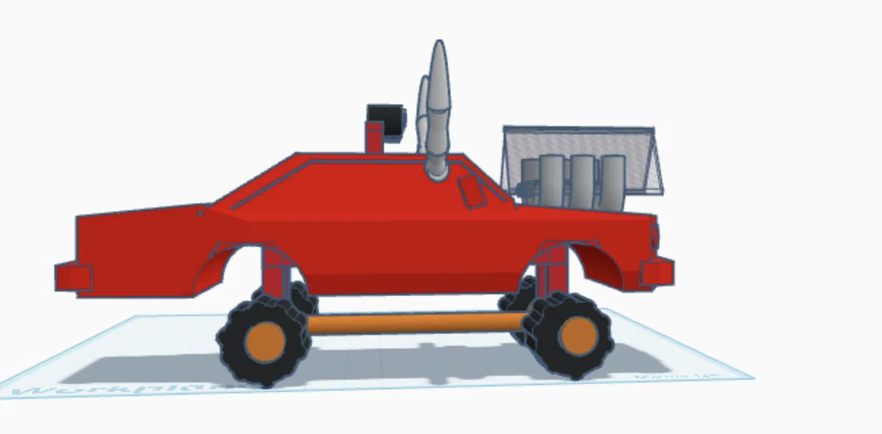 Monster Truck dẫn động 4 bánh (bánh xe hoạt động) - Image 3