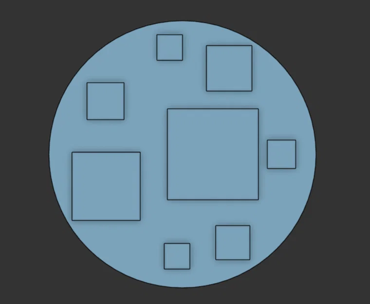 Miếng lót ly: poka square coaster - Image 2