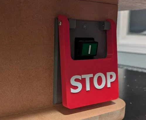 Tấm cover plate ngắt khẩn cấp cho công tắc Decora tiêu chuẩn - Image 1