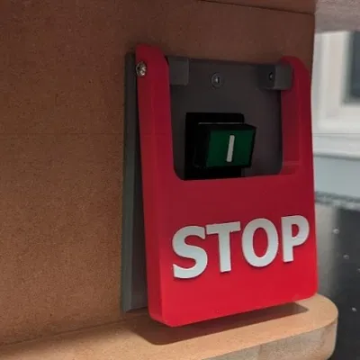 Tấm cover plate ngắt khẩn cấp cho công tắc Decora tiêu chuẩn