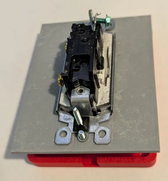 Tấm cover plate ngắt khẩn cấp cho công tắc Decora tiêu chuẩn - Image 3