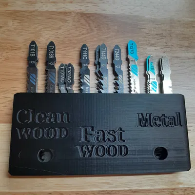 Giá treo tường giữ lưỡi cưa lọng (Jig Saw Blade Wall Mount Holder)