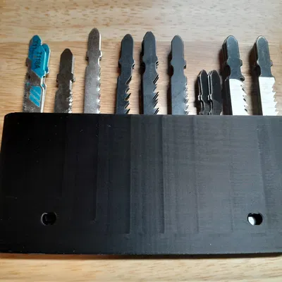 Giá treo tường giữ lưỡi cưa lọng (Jig Saw Blade Wall Mount Holder)