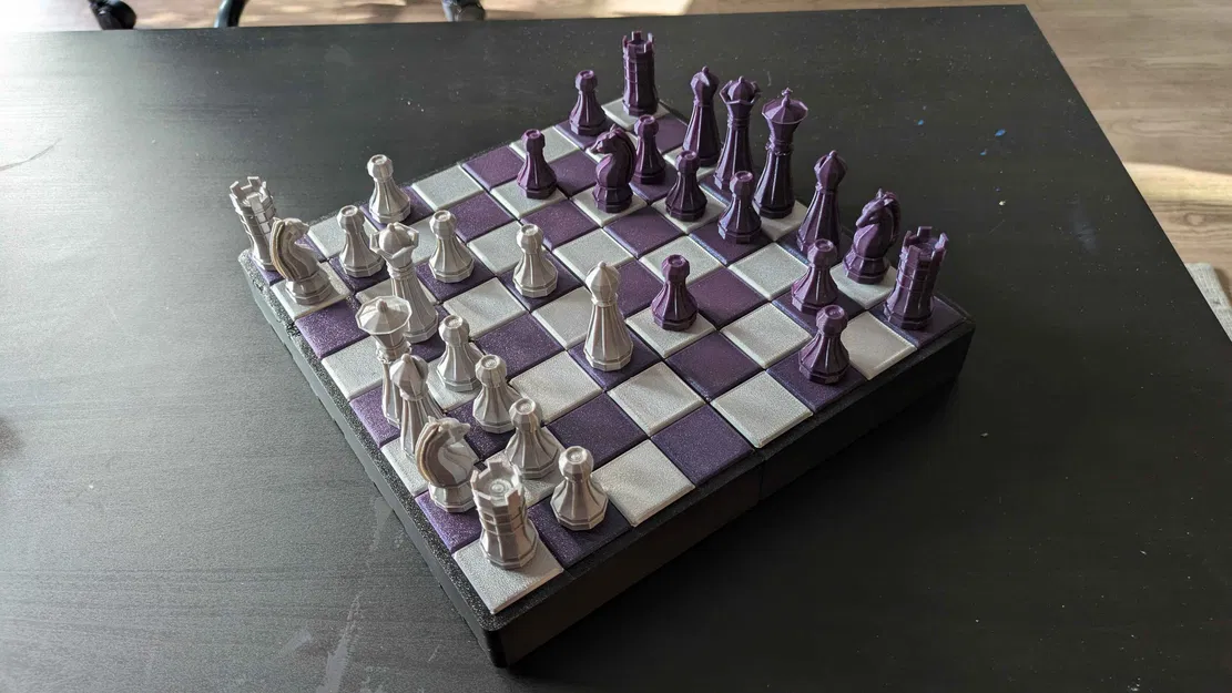 Hộp bàn cờ gập, bảng Pixel Art 8x8 kèm các ô Tile - Image 1