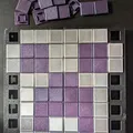 Hộp bàn cờ gập, bảng Pixel Art 8x8 kèm các ô Tile - Thumbnail 2