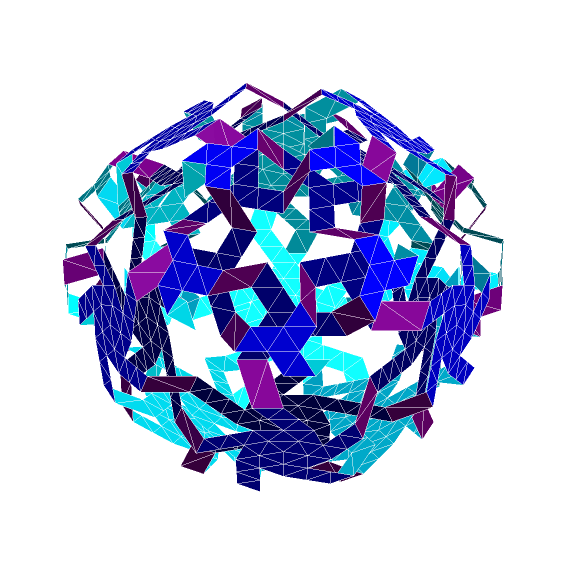 Bộ đầy đủ 92 Roelofs-Johnson Polyknots (complete set) - Thumbnail 214