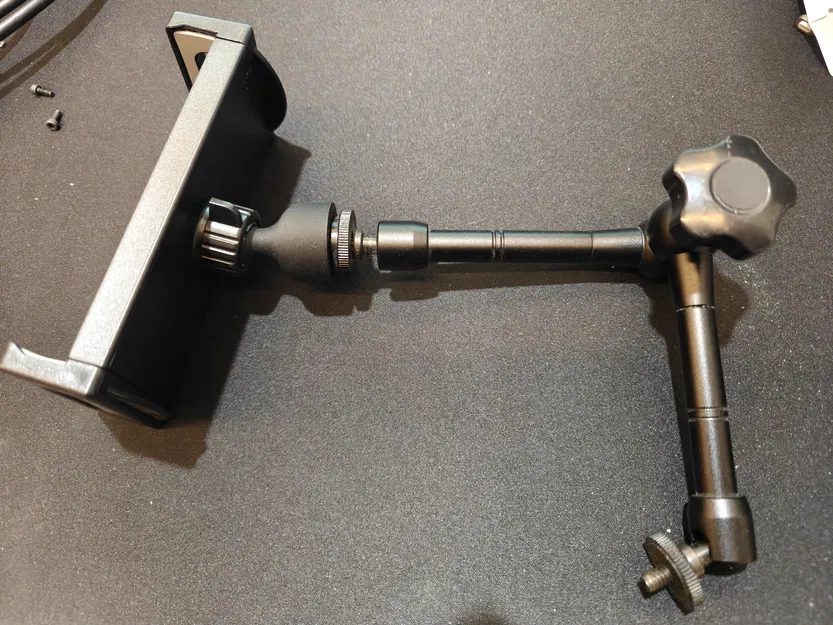 Kugelkopf giữ tablet gắn tripod ren 1/4" (bi 17mm) - Image 2