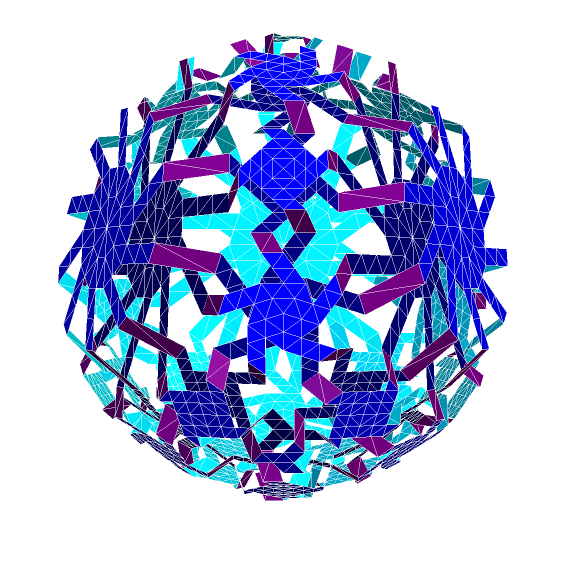 Bộ đầy đủ 92 Roelofs-Johnson Polyknots (complete set) - Thumbnail 272