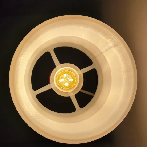 Chụp Đèn Trụ Gợn Sóng (Wavy Cylindrical Lamp Shade) - Image 2