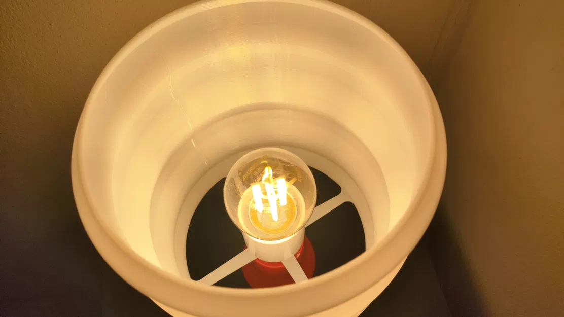 Chụp Đèn Trụ Gợn Sóng (Wavy Cylindrical Lamp Shade) - Image 3