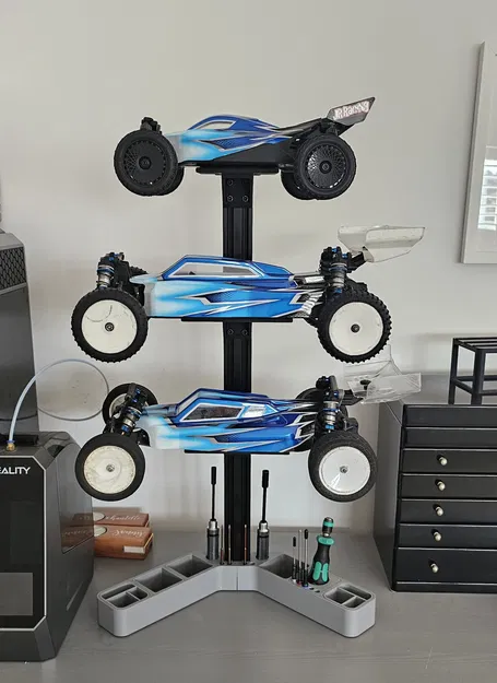 Kệ minimalist cho stand RC 1/10 của Chad (kèm kệ size Arrma Grom) - Image 1