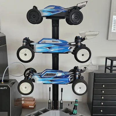 Kệ minimalist cho stand RC 1/10 của Chad (kèm kệ size Arrma Grom)