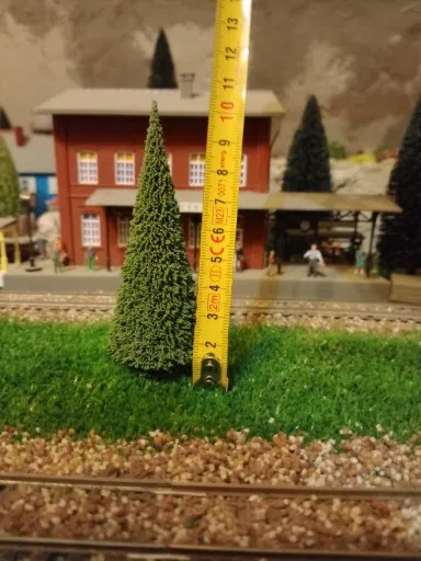 Cây thông Noel trang trí (decorative) cho mô hình H0 - Image 3