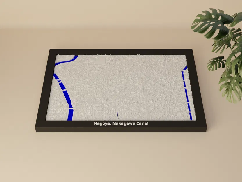 Nagoya, kênh Nakagawa, Nhật Bản - Mô hình thu nhỏ 3D - Image 3