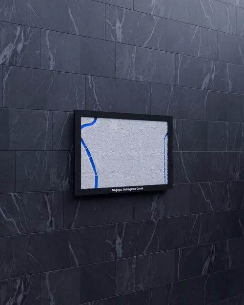 Nagoya, kênh Nakagawa, Nhật Bản - Mô hình thu nhỏ 3D - Image 4