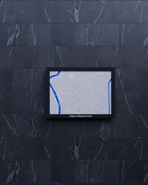Nagoya, kênh Nakagawa, Nhật Bản - Mô hình thu nhỏ 3D - Image 5
