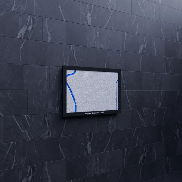 Nagoya, kênh Nakagawa, Nhật Bản - Mô hình thu nhỏ 3D - Image 6