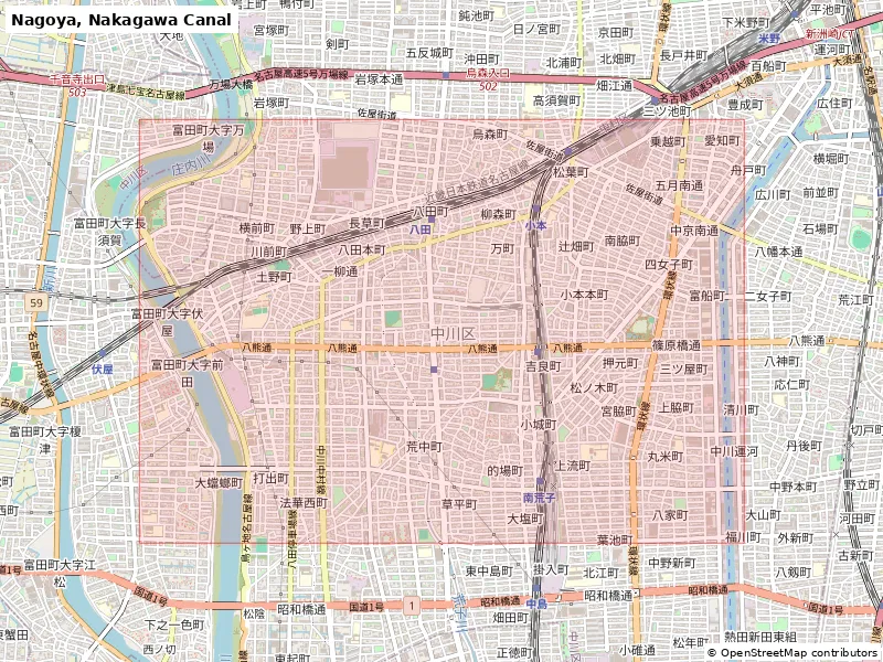 Nagoya, kênh Nakagawa, Nhật Bản - Mô hình thu nhỏ 3D - Image 8