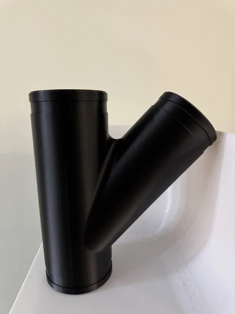 Adapter chữ Y cho ống gió 3 inch / 76mm (Duct Y adapter) - Image 3