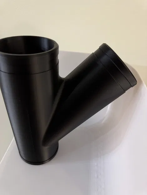 Adapter chữ Y cho ống gió 3 inch / 76mm (Duct Y adapter) - Image 4