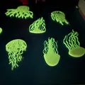 Sứa phát sáng trong bóng tối (Glow in Dark Jelly fish) - Thumbnail 2
