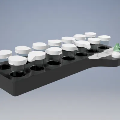 Khay sắp xếp 14 chai thuốc + giá để chai thuốc nhỏ mắt