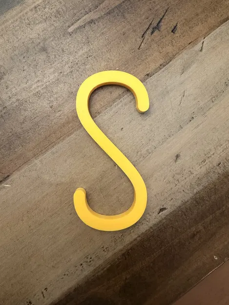 Móc chữ S chịu tải nặng với cạnh bo tròn hoặc vát mép - Image 1