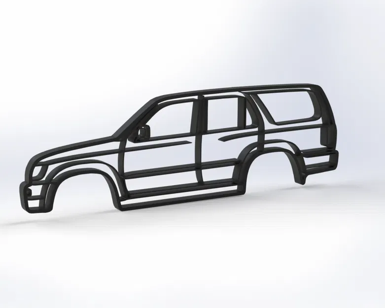 Tranh treo tường 2D Toyota 4Runner Gen 3 - Image 2