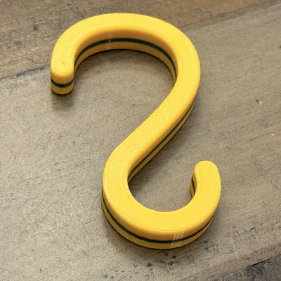 Móc chữ S hạng nặng với móc dưới nhỏ hơn