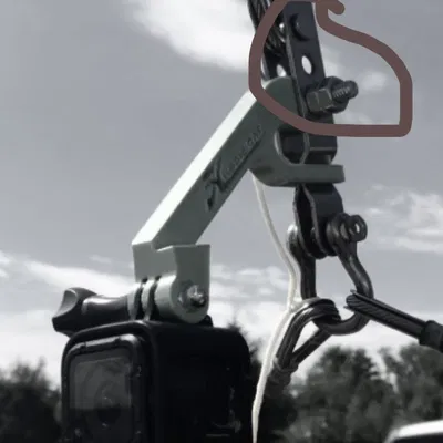 Ngàm gắn GoPro cho Hobie Bridle – Bản Hilton Head