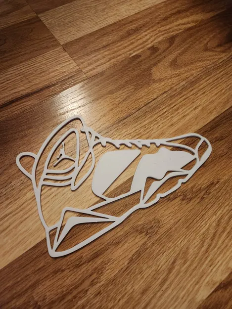 Jordan VII (7) Wall art – Tranh treo tường silhouette - Image 2