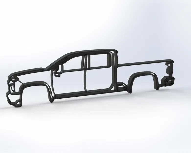 Tranh Treo Tường 2D Chevrolet Silverado - Image 2