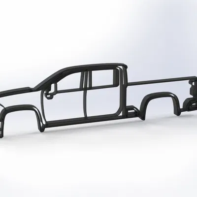 Tranh Treo Tường 2D Chevrolet Silverado