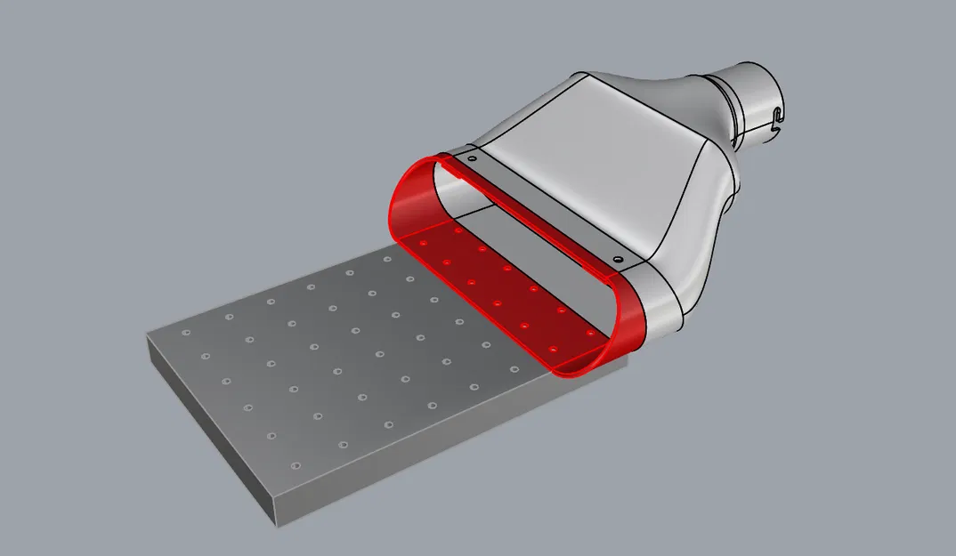 Vacuum suction head_ (Đầu hút chân không cho laser fiber) - Image 1
