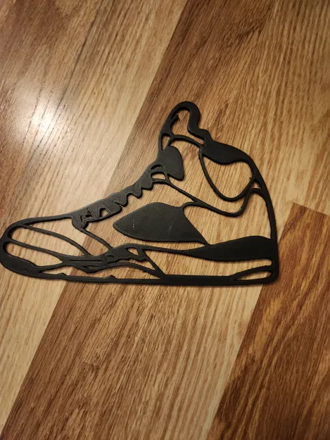 Jordan V (5) Wall art – Tranh treo tường silhouette - Image 3