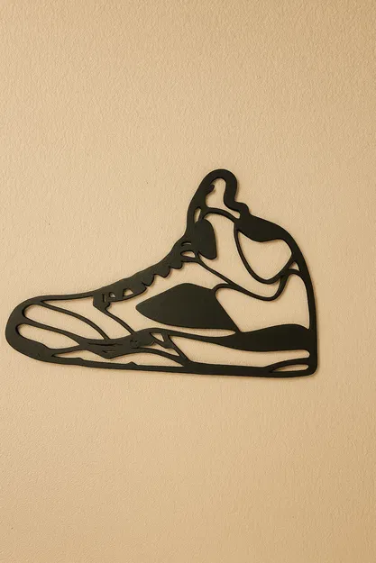 Jordan V (5) Wall art – Tranh treo tường silhouette - Image 4