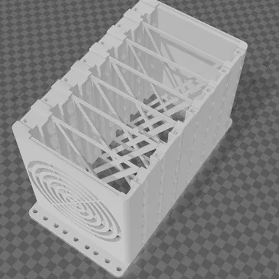 Rack 5 khay có thông gió