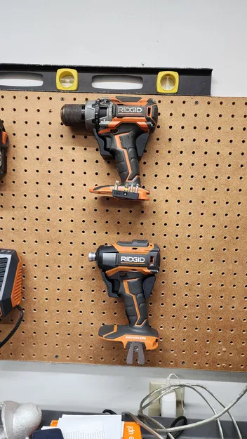 Giá treo pegboard cho Rigid 18V Impact Driver (Rigid 18v Impact Driver Pegboard Mount) - Image 1