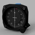 Gyro Compass (Heading Indicator) cho Flight Simulation – in 3D - Thumbnail 1