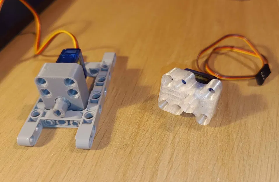 Adapter LEGO cho Micro Servo Motor 9g (Micro Servo Motor Lego Adapter) - Image 2