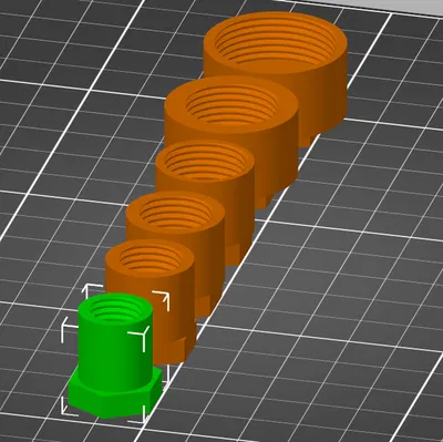 Nắp thủy lực (Hydraulic Caps) nhiều kích cỡ khác nhau