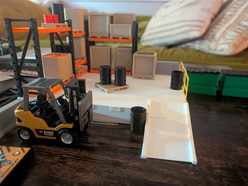 Gói Mega Thùng Pallet Tỉ Lệ 1:32 – Pallet Liền Khối, Nắp Mở & Nắp Kín - Image 3